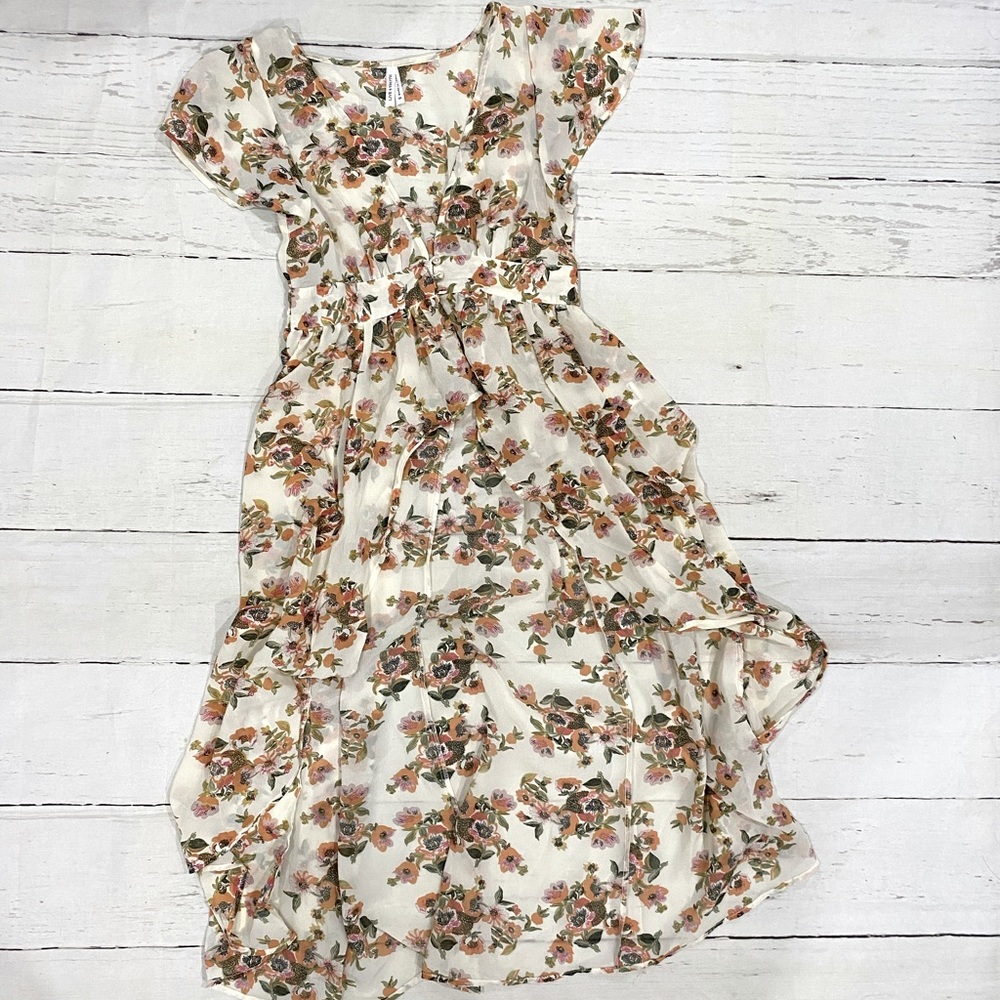 Sheer Floral Blouse